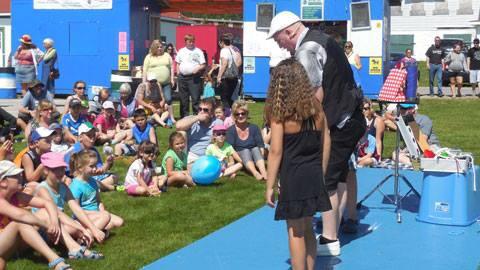 Toronto school magician at funfair